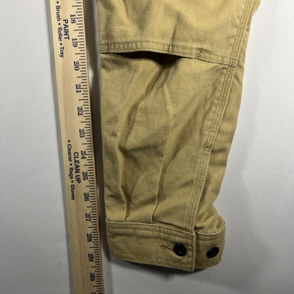 Patagonia All Seasons Hemp Canvas Double Knee Pants Women's Sz 12 (32-33W) Beige - Picture 8 of 12